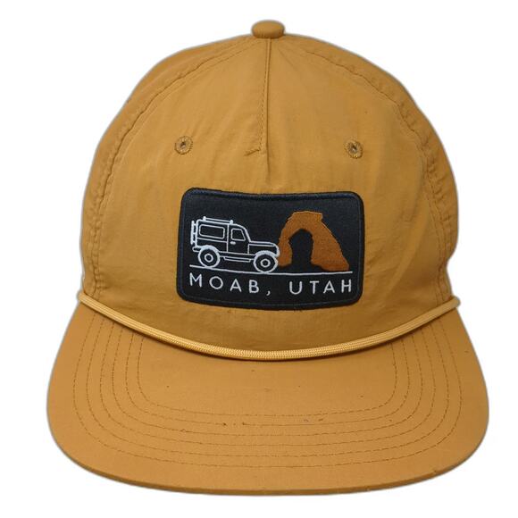 Legacy Other - Legacy 5 Panel Brown One Size Moab Utah Jeep Arch Nylon Rope Snapback Hat